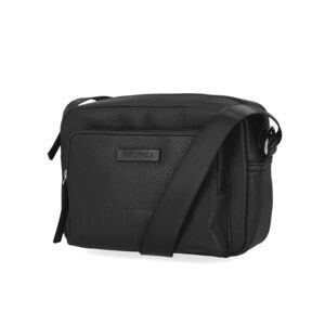 7993 Out and About Adjustable Crossbody Bag Purse, Black, One Size